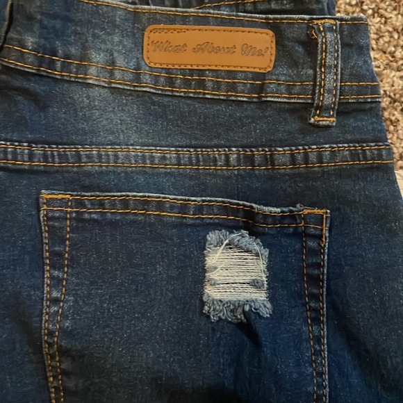 NWT What About Me Blue ripped skinny jeans - Picture 5 of 6